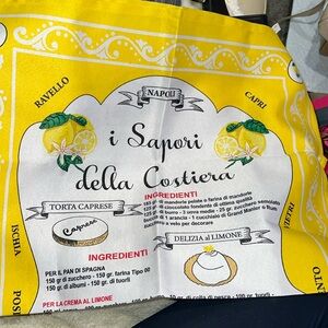 Positano Linen Kitchen Towel